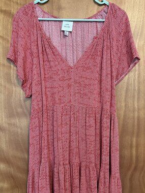 Knox Rose Women's Red Pullover Dress Size XL